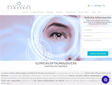 Tablet Screenshot of martinezdecarneros.com